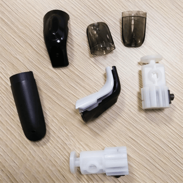 Plastic parts of plastic moulds