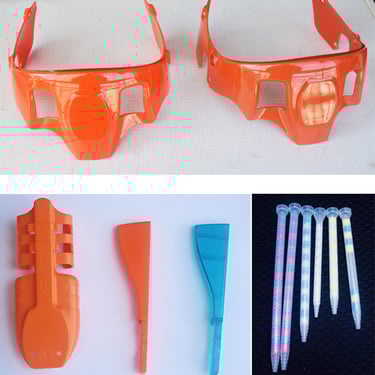 Plastic parts of plastic moulds