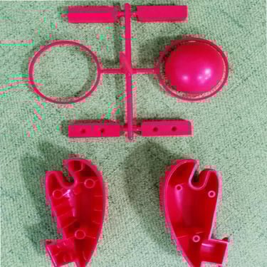 Plastic parts of plastic moulds
