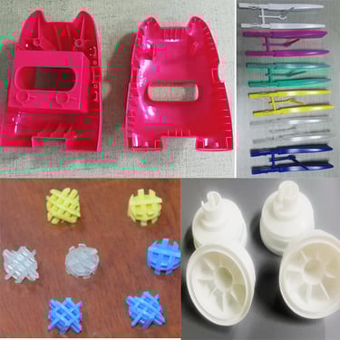 Plastic parts of plastic moulds