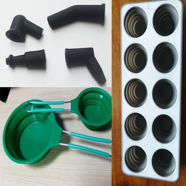 Silicone parts of silicone compression Moulds