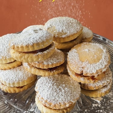 as Brasas Alfajores Costa Rican Cookies stacked