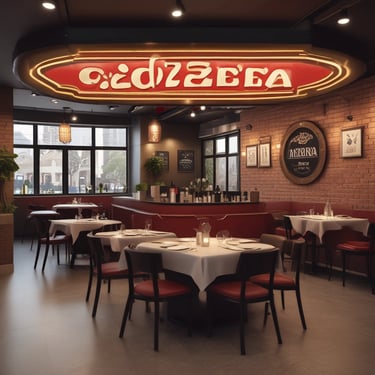 A man happily reviewing a product on his laptop with star icons above.