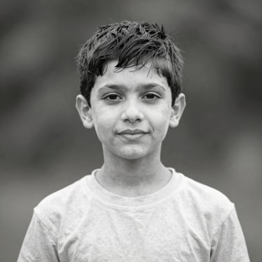 man standing near balcony