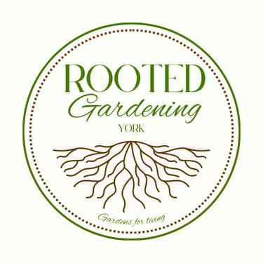 Rooted Gardening York logo