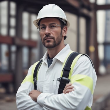 A confident African American woman in business attire reviewing documents at a sleek desk with dual monitors, bathed in warm professional light.