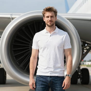 Portrait of a smiling middle-aged man in a workshop setting.