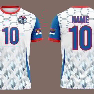 sublimated printed polyester jerseys 