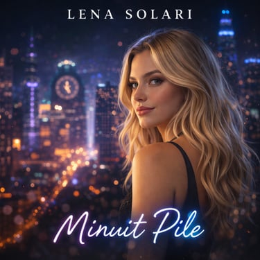 Couverture single Minuit pile - Lena SOLARI