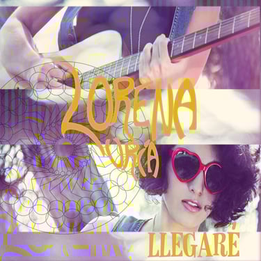 Portada del EP "Llegaré" de Lorena Uría, publicado en 2012.