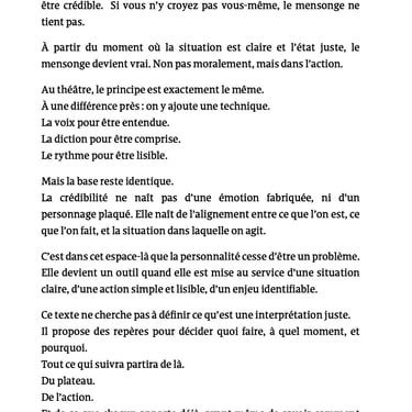 Julien Sardaigne Jouer avec sa personnalité