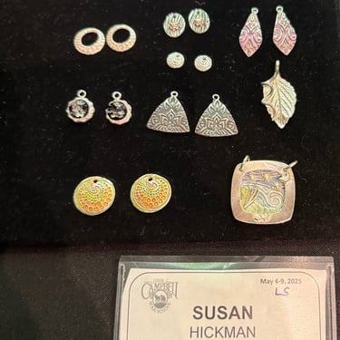 Silver metal clay jewelry