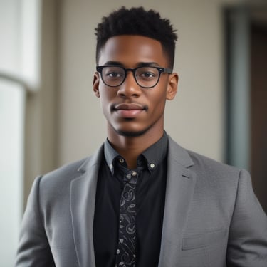man standing near balcony