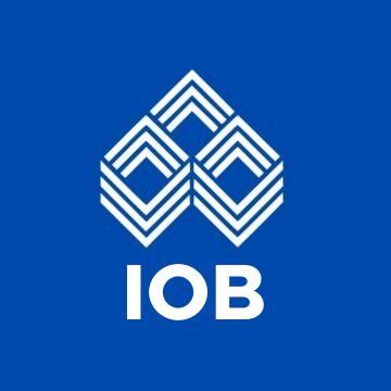 Official Indian Overseas Bank (IOB) logo 