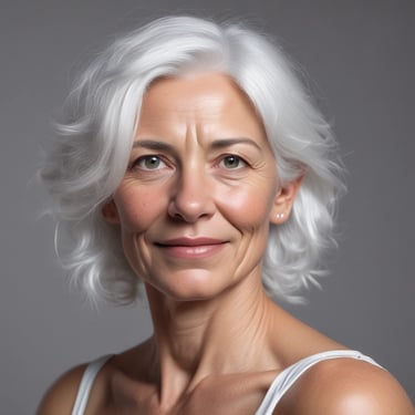 woman wearing black crew-neck shirt