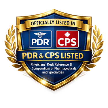 Immunocal is officially listed in the PDR (Physicians' Desk Reference) and CPS (Compendium of Pharma