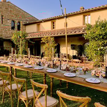 vestuvių dekoravimas Italijoje