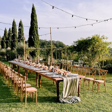 vestuvių dekoravimas Italijoje