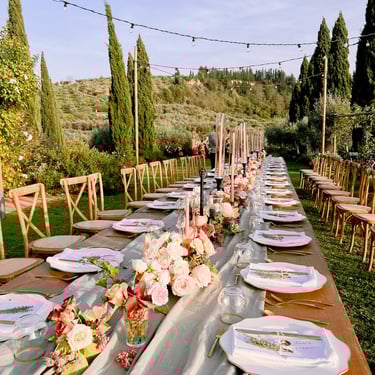 vestuvių dekoravimas Italijoje Floriencijoje