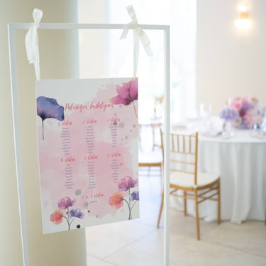 susodinimo planas krikštynose baltas molbertas