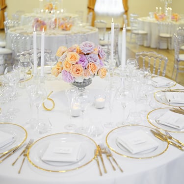 desertų stalo dekoras vestuvėms Vestuvių dekoratorė Floristė vila Royalle krištolas 