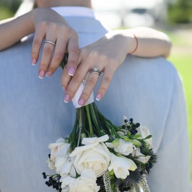 Vestuvių dekoratorė floristė floristikos ir dekoro paslaugos mėlyna nuotakos puokštė