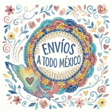 Envíos de amigurumis personalizados a todo México.