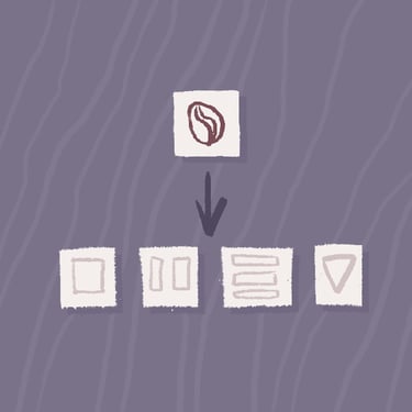 Illustration of expresso slotting into an existing process