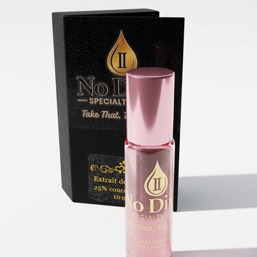 No Ditty Specialty Oil 25% Extrait de Parfum and Jojoba Oil Roll-on bottle and packaging
