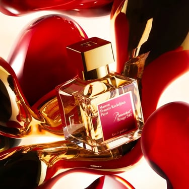 "Crimson Legacy by No Ditty, a luxury perfume fragrance oil inspired by Baccarat Rouge 540 with sweet and airy notes."