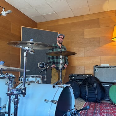 Enregistrement Drum Marc Veuthey, Fil's HOUSE Studio, Sion, Valais