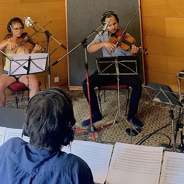 Quatuor à cordes enregistrement, Fils' HOUSE Studio, SIon, Valais