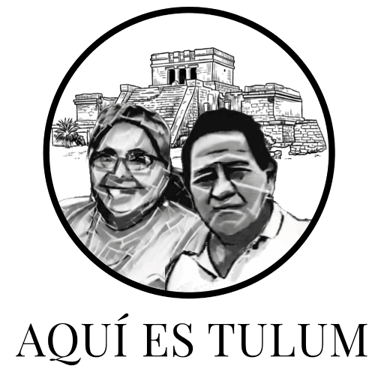 Logo aqui es Tulum bco y negro
