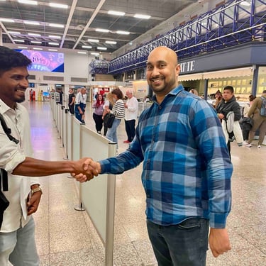 student arrives at malta after student visa successfully approved
