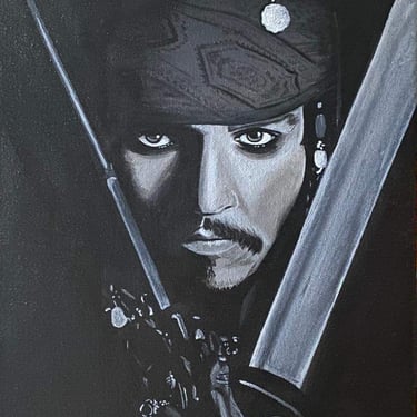 Custom portrait of Captain Jack Sparrow