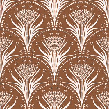a brown and beige floral rice pattern for  different surface