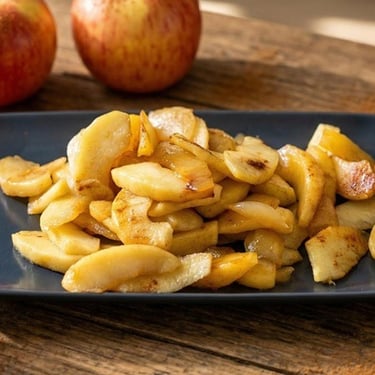 High-Fiber Breakfast Meal | Caramelized Apples No Sugar