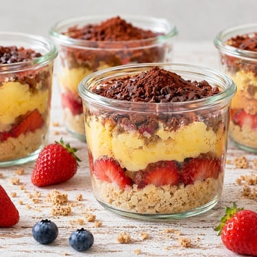 Balanced with Simple Ingredients | Strawberry Cups