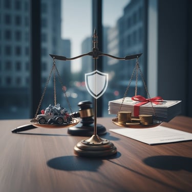 Bilancia della giustizia del diritto stradale