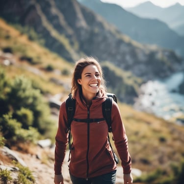 woman wearing black crew-neck shirt