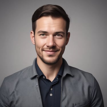 man standing near balcony