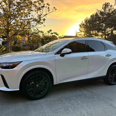 New Lexus RX delivered to our client's driveway.