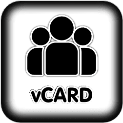 vCard para salvar o contato