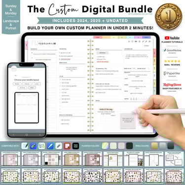Digital Planner, Goodnotes Planner, iPad Planner, Notability Planner,Dated Digital Planner,2024 2025