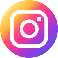 Logo Instagram social legno e luce