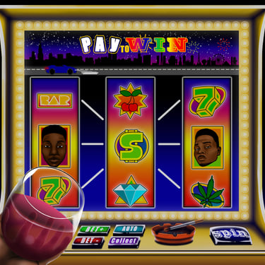 manic meco , b.t.b.o. statik. rapper album art. Pay to win.
