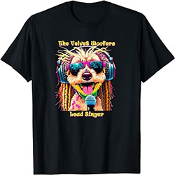 The Velvet Woofers - T-shirts and Other Merchandise - Fluffy - Lead Singer
