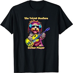 The Velvet Woofers - T-shirts and Other Merchandise - Max - Lead Guitar