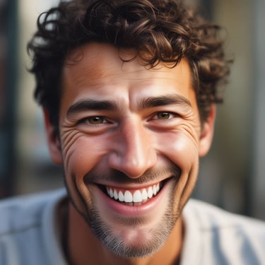 A modern kitchen area is partially visible through an open door. The design features white cabinetry, a green tiled backsplash, and a sleek faucet. A small table and chair are situated nearby, with neutral tones creating a minimalist aesthetic. The lighting is warm, contributing to a cozy ambiance.