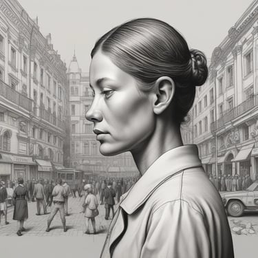 A person is lying down on a treatment bed covered with a white towel. Another individual is standing beside, placing their hands on the person's shoulders as if about to perform a massage or therapy. The scene appears to be in a spa or similar wellness setting.